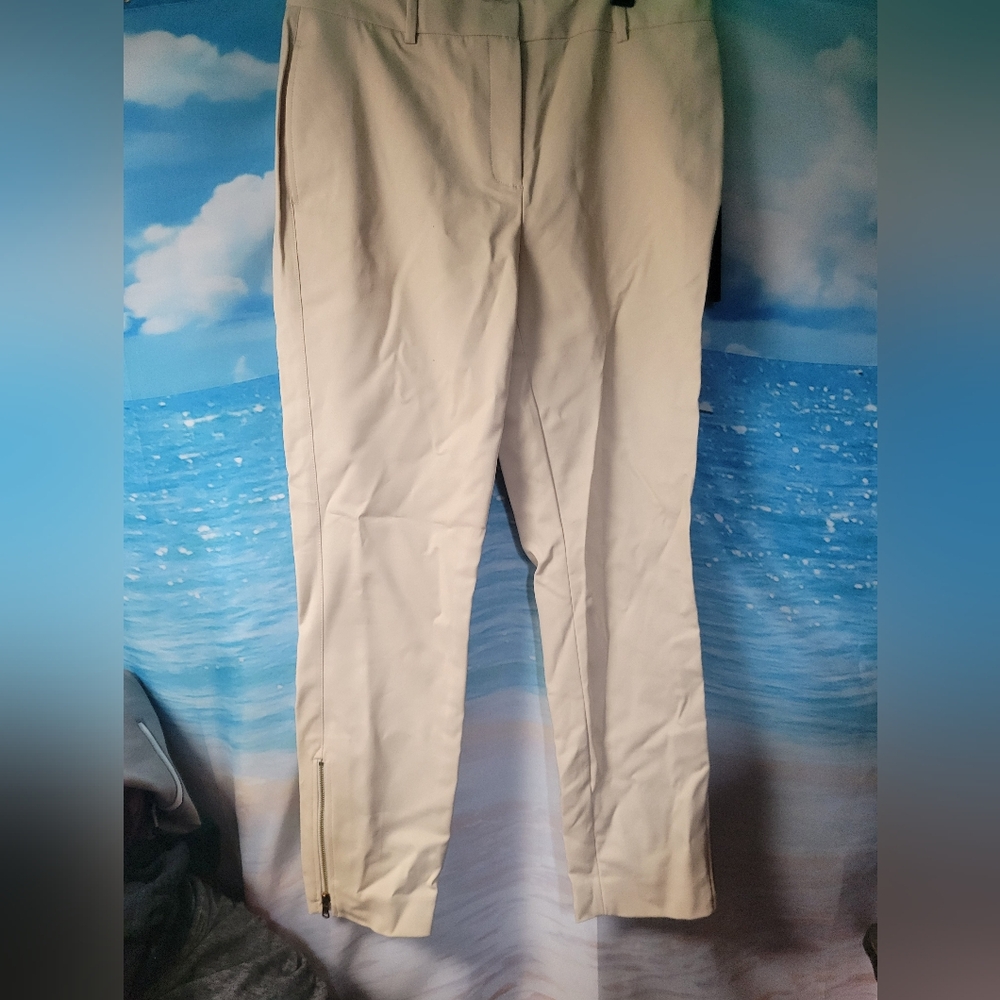 Donna Karan NWT Desert Deco Pants Womens Size 4 Zip Ankle